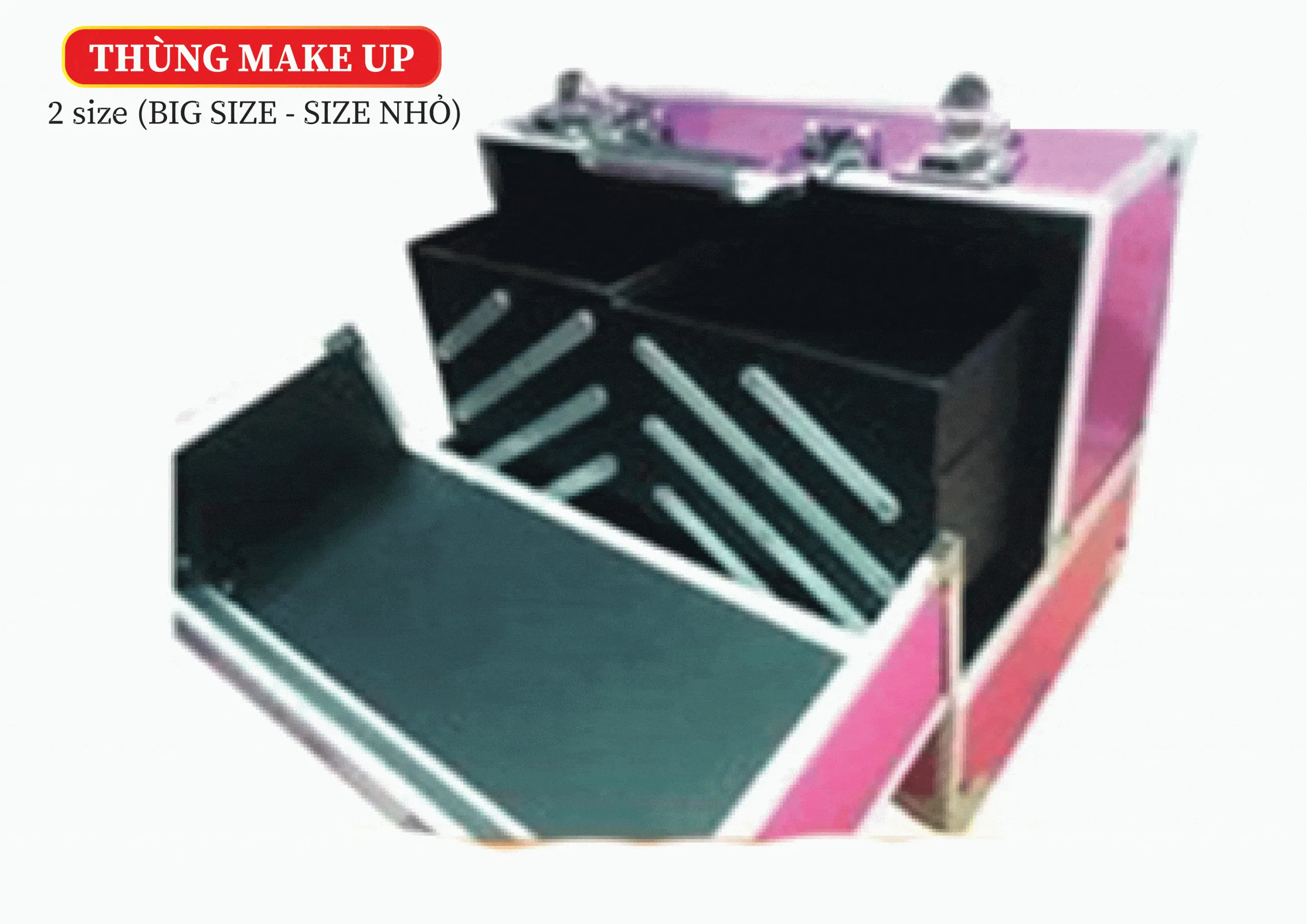 2 Size (Big Size - Size Nhỏ) Thùng Make Up