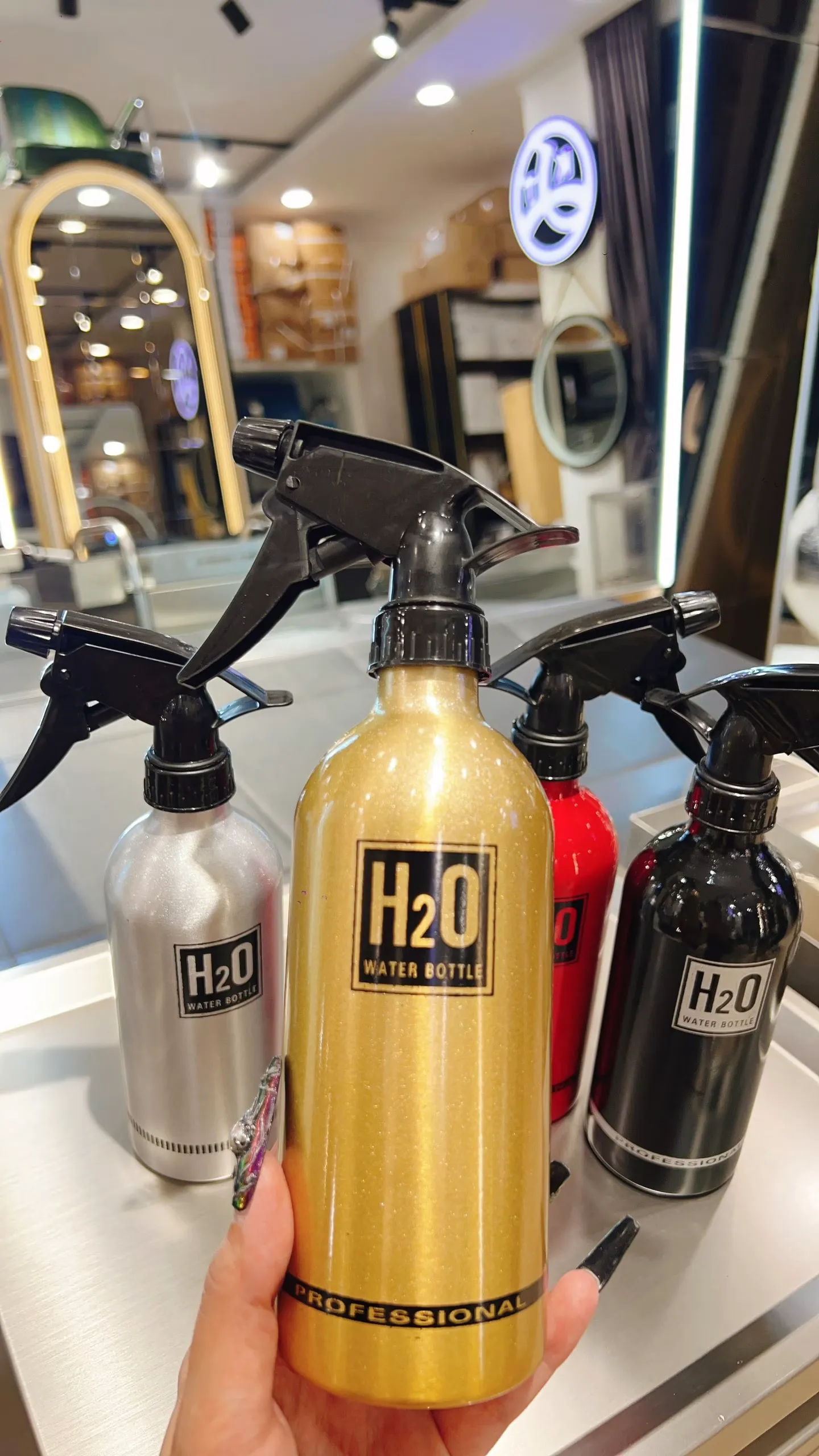 Bình Xịt H2O Nhôm 500 Ml